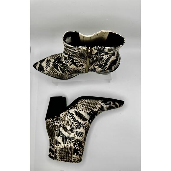 BLONDO western waterproof Elvina Bootie in Natural Snake 8.5 W - Picture 3 of 11